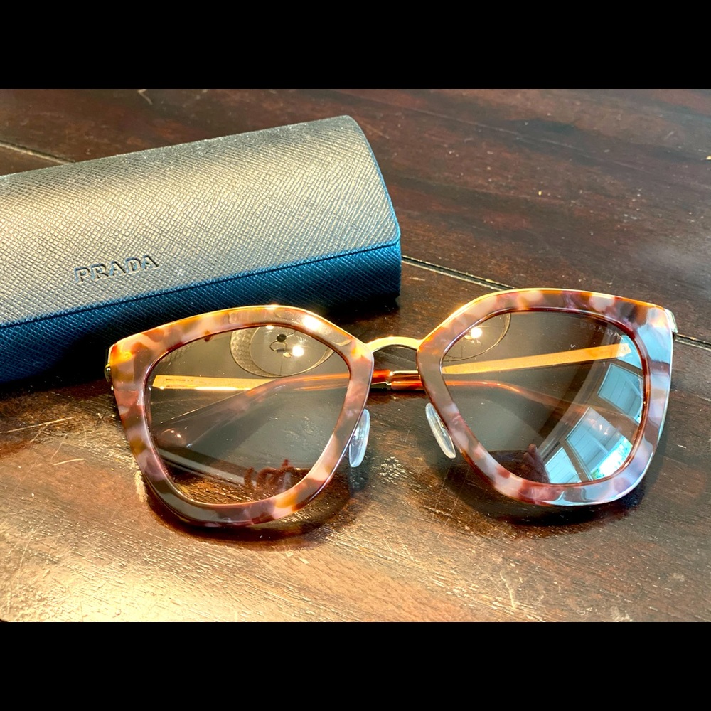 Tortoise shell Prada sunglasses